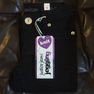 NWT Justice Premium Jeans Knit Jegging size 8 slim